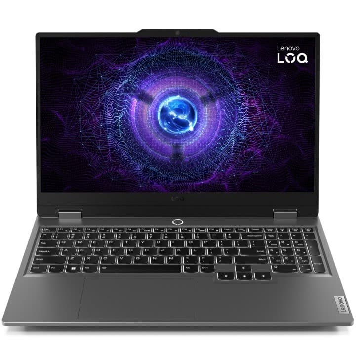 لپتاپ 15.6 اینچی لنوو مدل LOQ 15IAX9 با پردازنده Core i5-12600HX، کارت گرافیک GeForce RTX 3050 با حافظه 6 گیگابایت، رم 16 گیگابایت DDR5، حافظه SSD با ظرفیت 512 گیگابایت و نمایشگر Full HD با نرخ نوساز — تصویر ۳