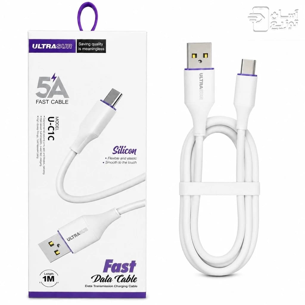 کابل شارژر USB به Type-C اولتراسور مدل U-C1C — تصویر ۴