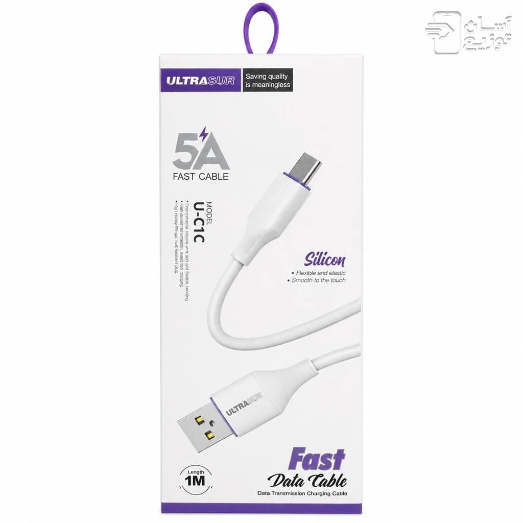 کابل شارژر USB به Type-C اولتراسور مدل U-C1C — تصویر ۳