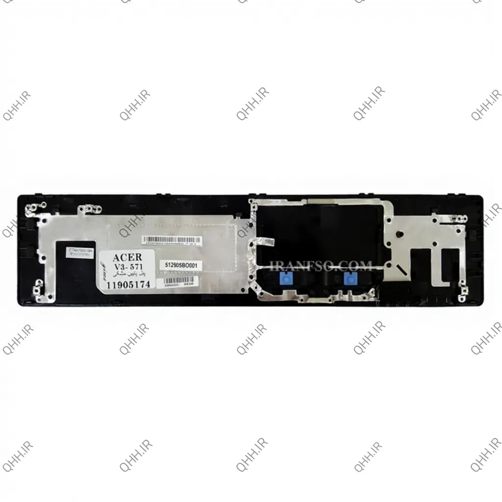 قاب کنار کیبرد لپ تاپ ایسر Aspire V3-571 مشکی-قسمت پایین — تصویر ۳