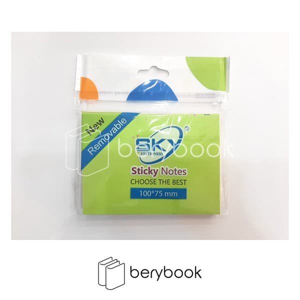 sky / استیک نوت / 100*75 / بدون خط