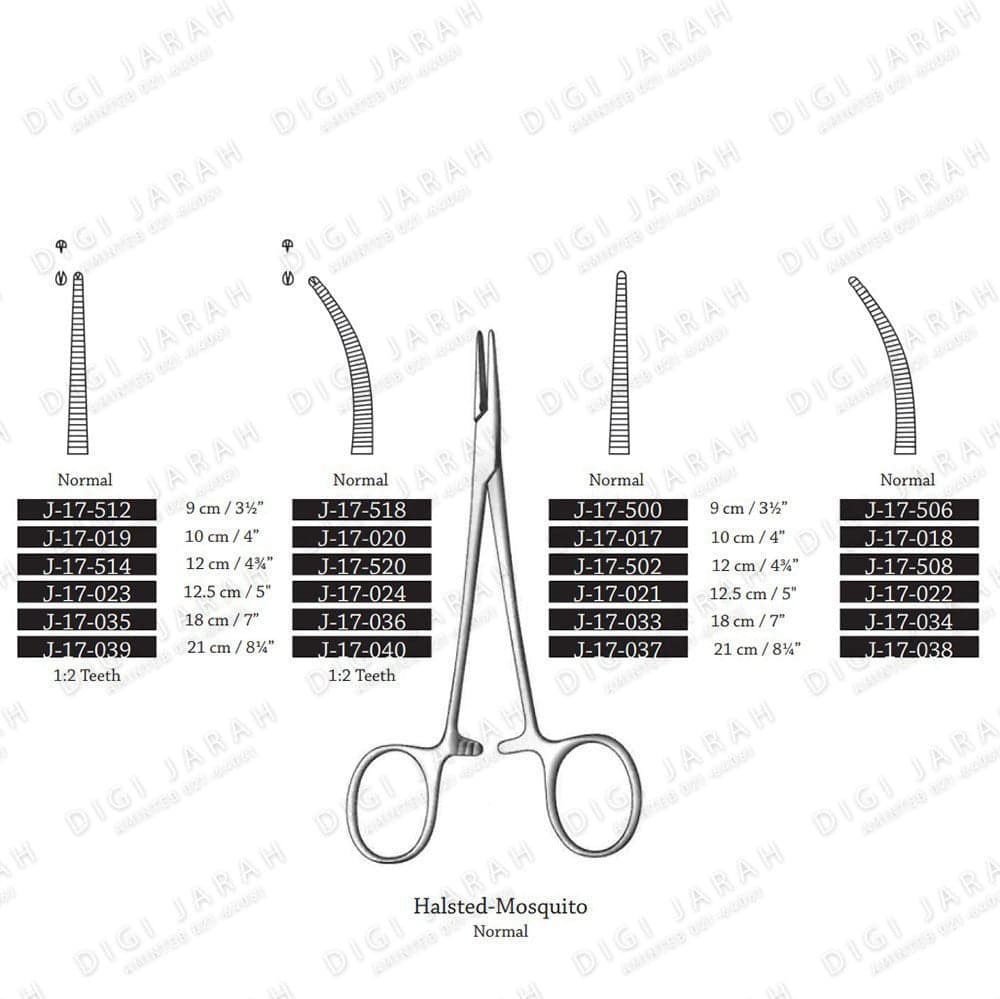 موسکیتو راست J-17-033 SURGICON 18CM