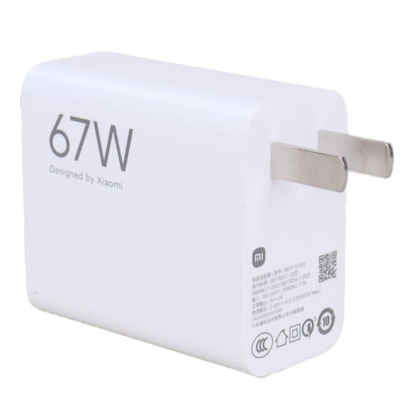 شارژر دیواری 67 وات شیائومی MDY-15-EQ 3A سر جعبه + کابل تایپ سی — تصویر ۳