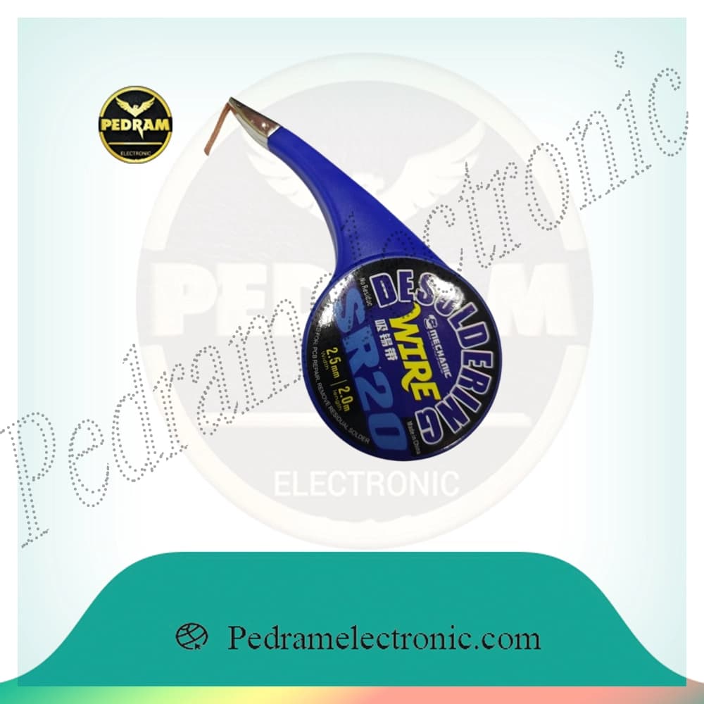 سیم قلع‌کش مکانیک Mechanic SR20 عرض ۲ میلی‌متر طول ۲.۵ متر