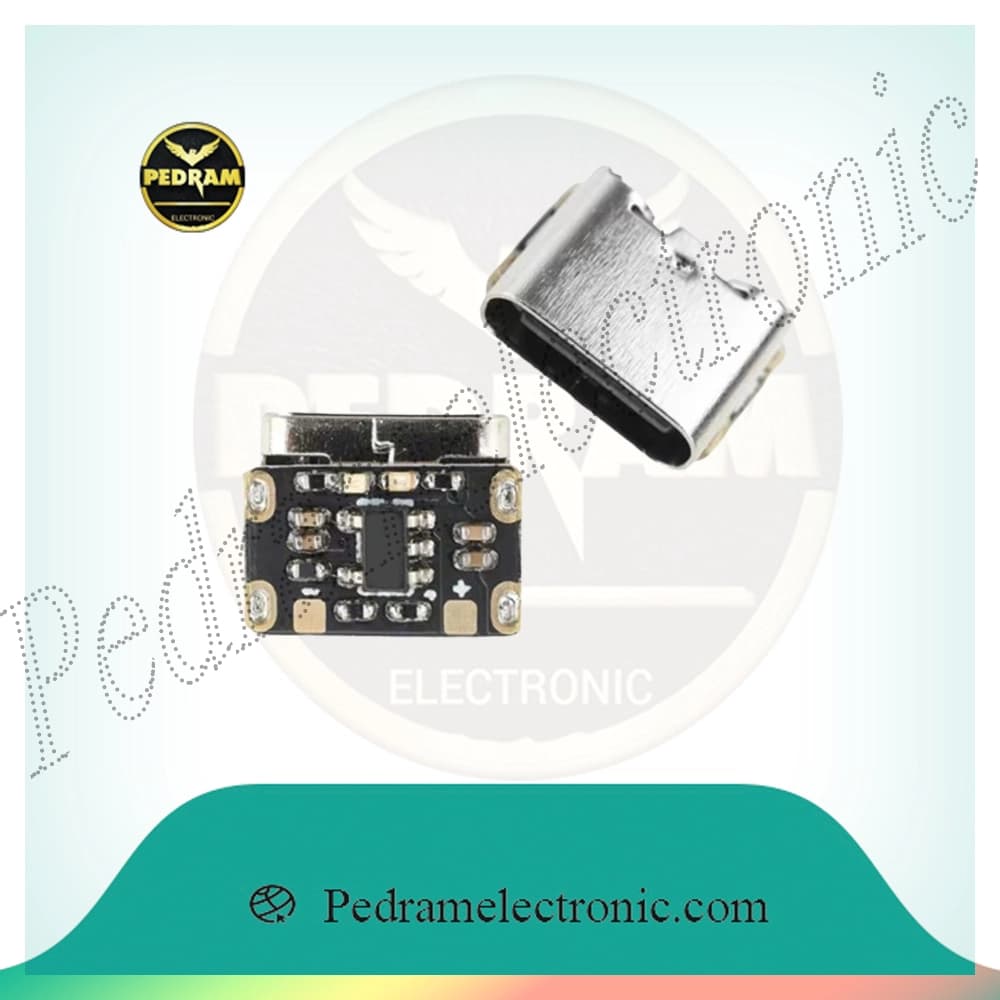 ماژول شارژر باتری لیتیومی تک سل 3.7V تایپ C مدل 227 | شارژر Mini Type-C