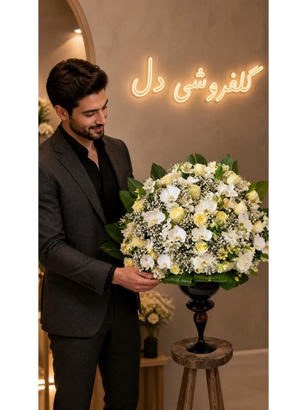 سبد گل عیادت بیمار بدون بو؛ سبد گل مناسب بیمارستان و منزل با گلهای کمبو