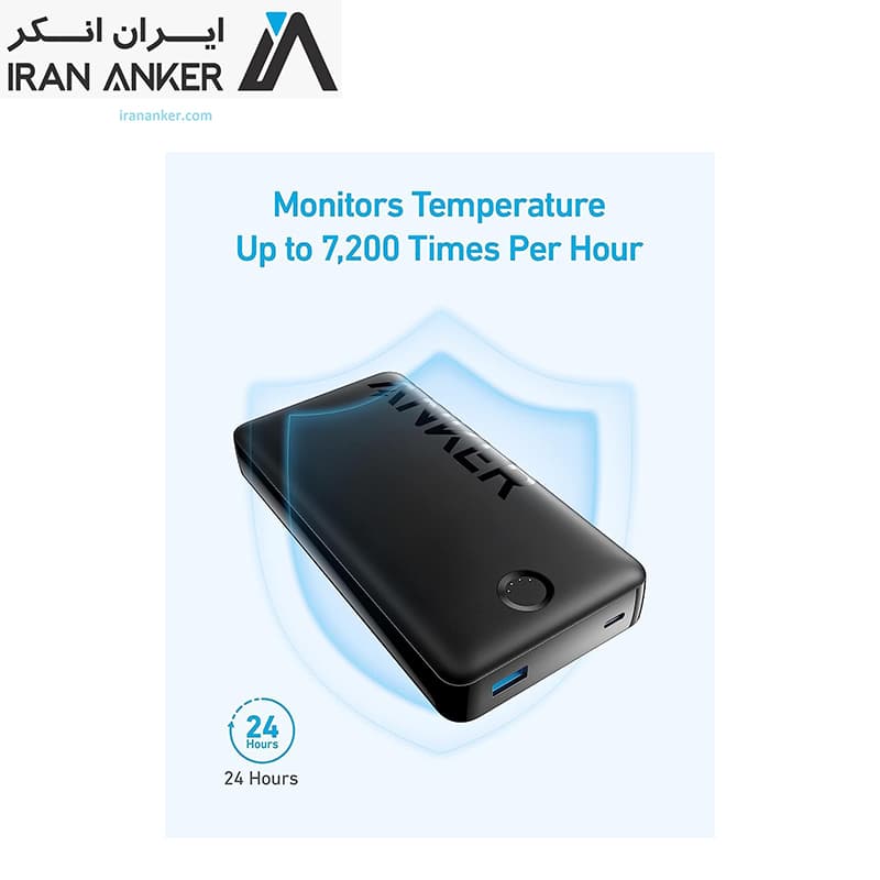 شارژر همراه انکر Anker 325 Power Bank 20K 15W مدل A1286 — تصویر ۳