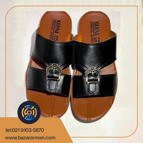 دمپایی صندل طبی مردانه کارینو زیره PU