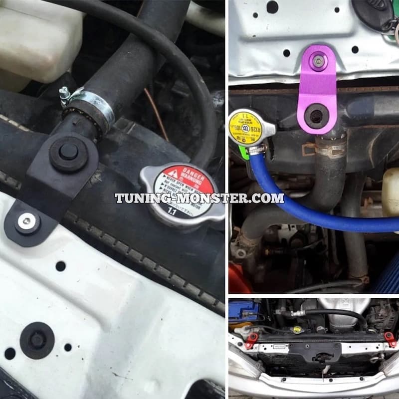 براکت نگه دارنده رادیاتور فلزی JDM — تصویر ۷