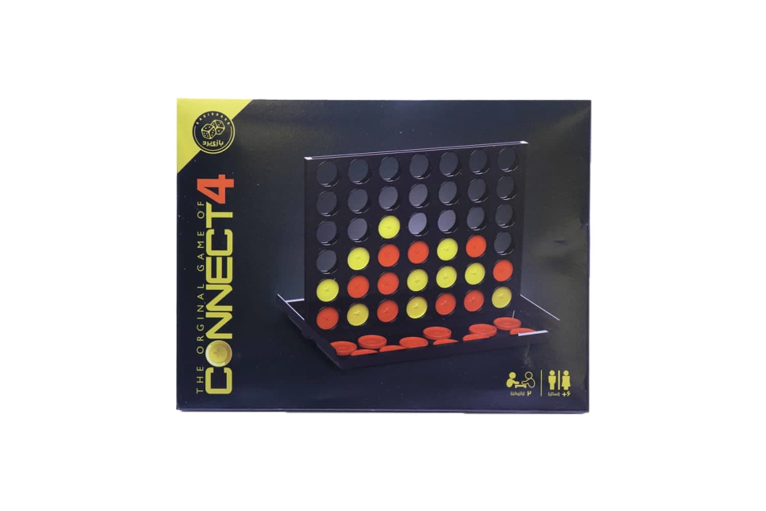 بازی فکری دوز 4 سو بزرگ (Connect4)