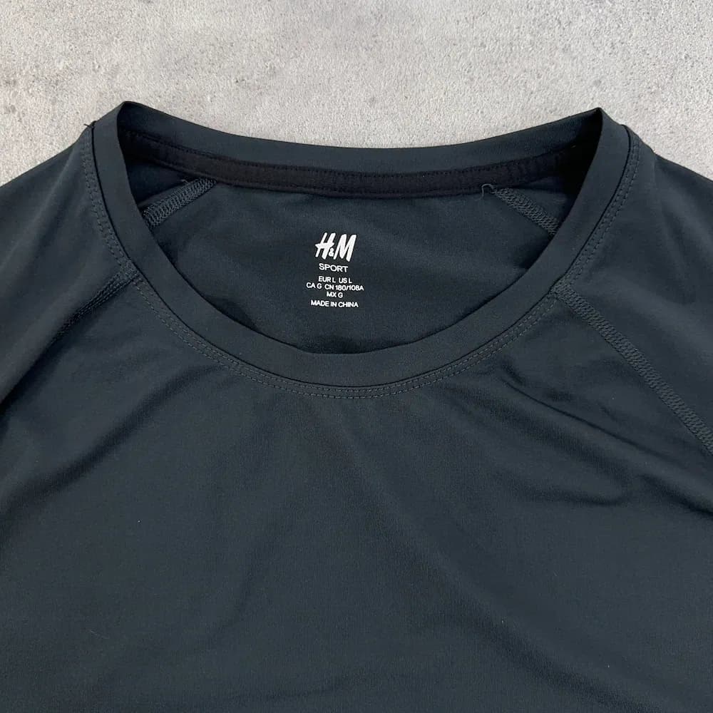 تیشرت ورزشی مردانه اورجینال H&M Sport سایز L — تصویر ۵