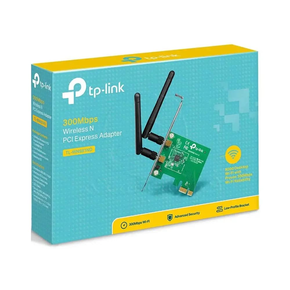 کارت شبکه بی سیم تی پی لینک مدل TP-Link TL-WN881ND PCIe WiFi Card — تصویر ۳