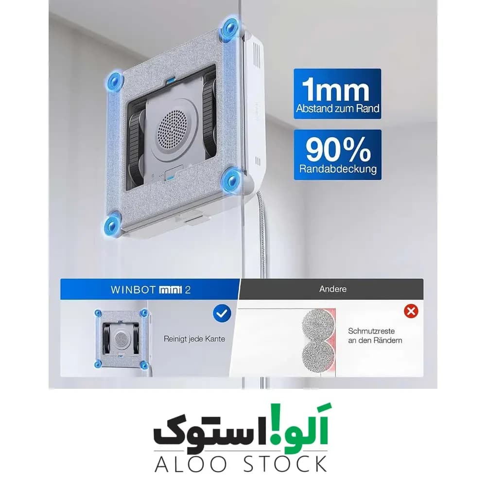 ربات شیشه پاک کن ECOVACS WINBOT Mini 2 — تصویر ۴