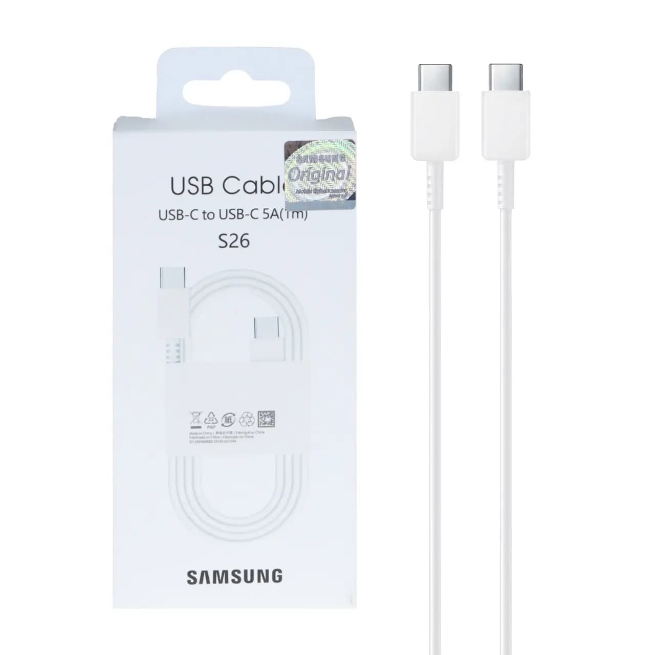 کابل شارژ فست و Samsung Type-C to Type PD مدل EP-DW767 – سفید – kZN (گارانتی شش ماهه Kezen) — تصویر ۳