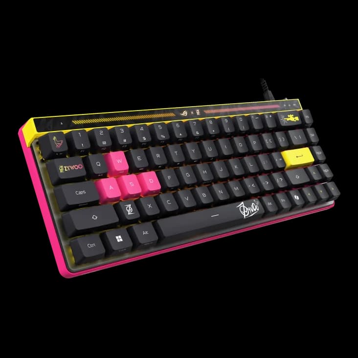 کیبورد گیمینگ ایسوس M606 ROG Falchion Ace HFX ZywOo/HFX/US/PBT — تصویر ۲