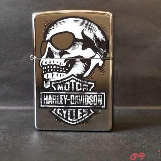 فندک زیپو اصل کد 29281 – Original Zippo Harley Davidson Skull — تصویر ۴
