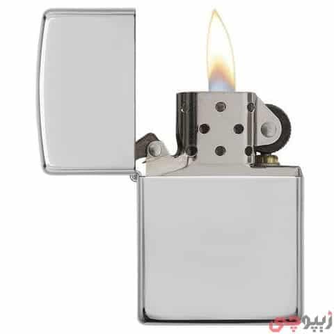فندک زیپو اصل کد 26 – Original Zippo Armor Sterling Silver — تصویر ۲