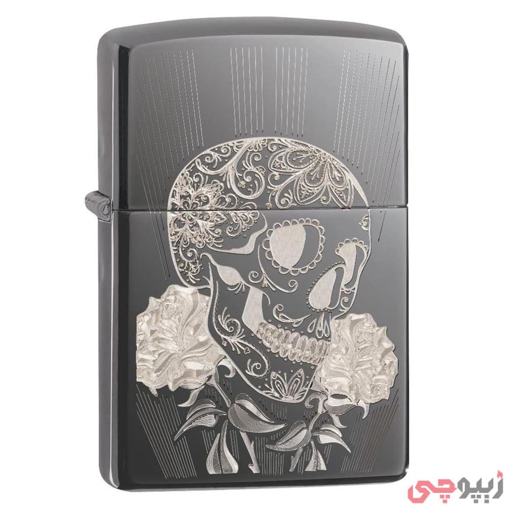 فندک زیپو اصل کد 29883 – Zippo Fancy Skull Design — تصویر ۵