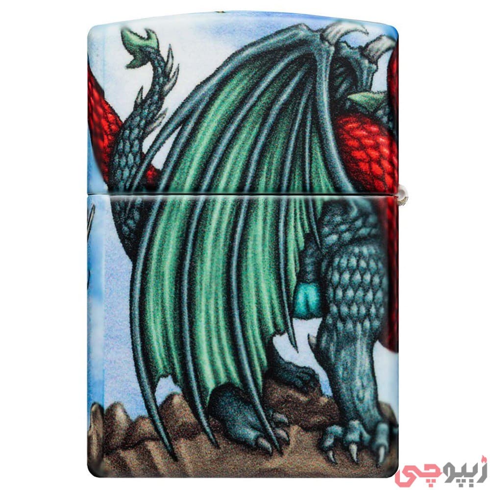 فندک زیپو اصل کد 49354 – Original Zippo Dragon Design — تصویر ۳