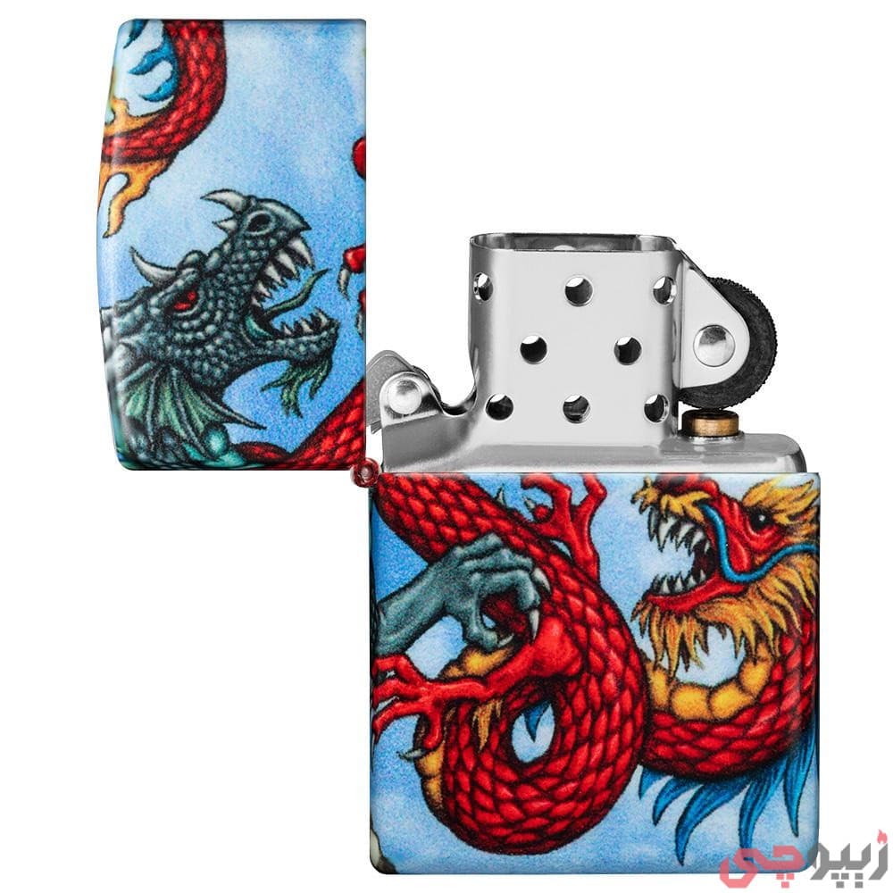 فندک زیپو اصل کد 49354 – Original Zippo Dragon Design — تصویر ۲