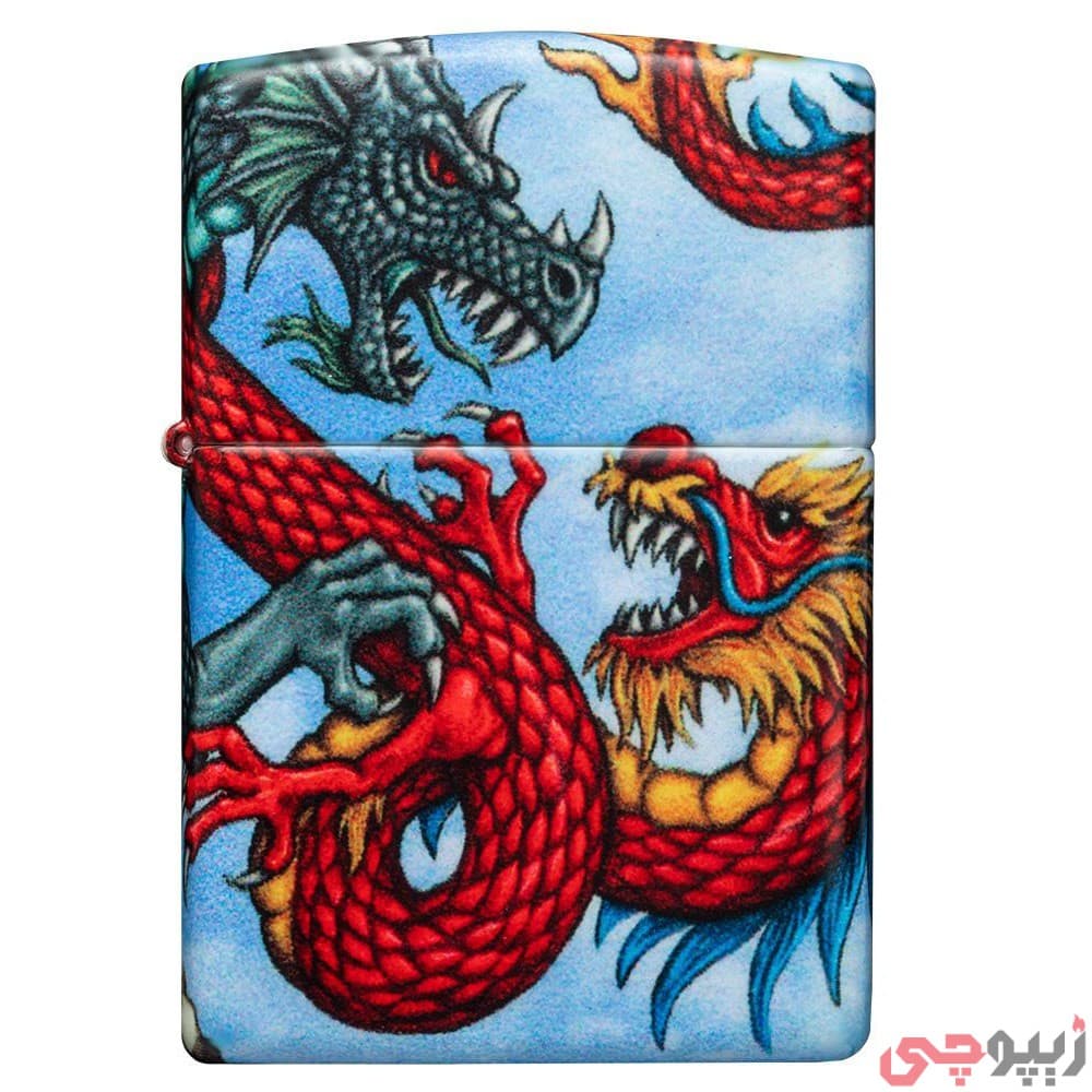فندک زیپو اصل کد 49354 – Original Zippo Dragon Design