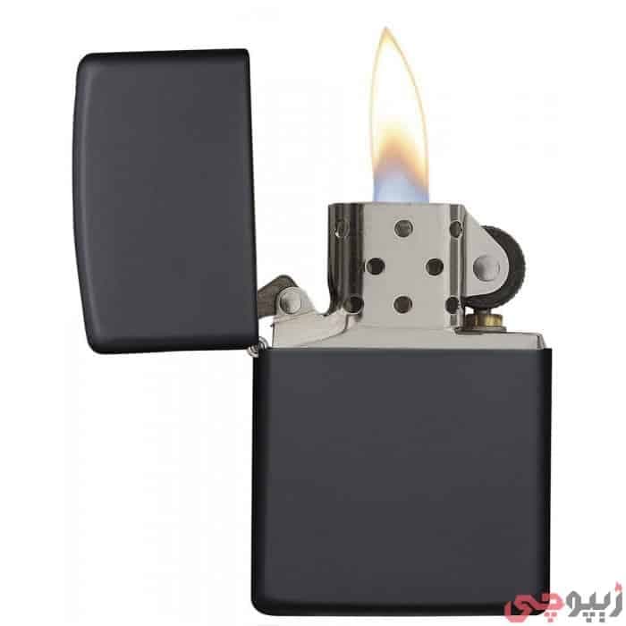 زیپو اصل کد 218 – Zippo 218 Classic Matte Black — تصویر ۶