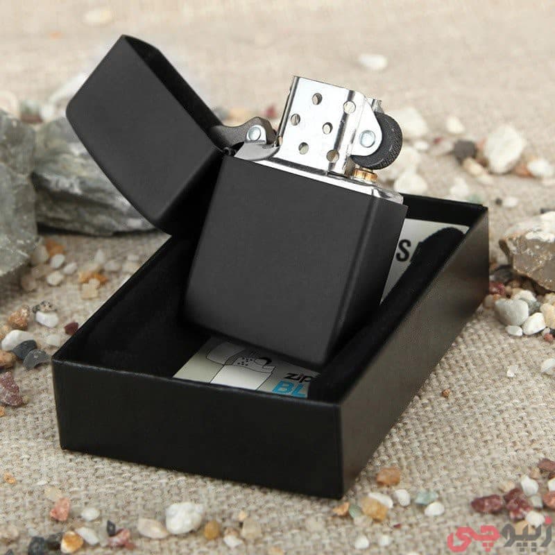 زیپو اصل کد 218 – Zippo 218 Classic Matte Black — تصویر ۴