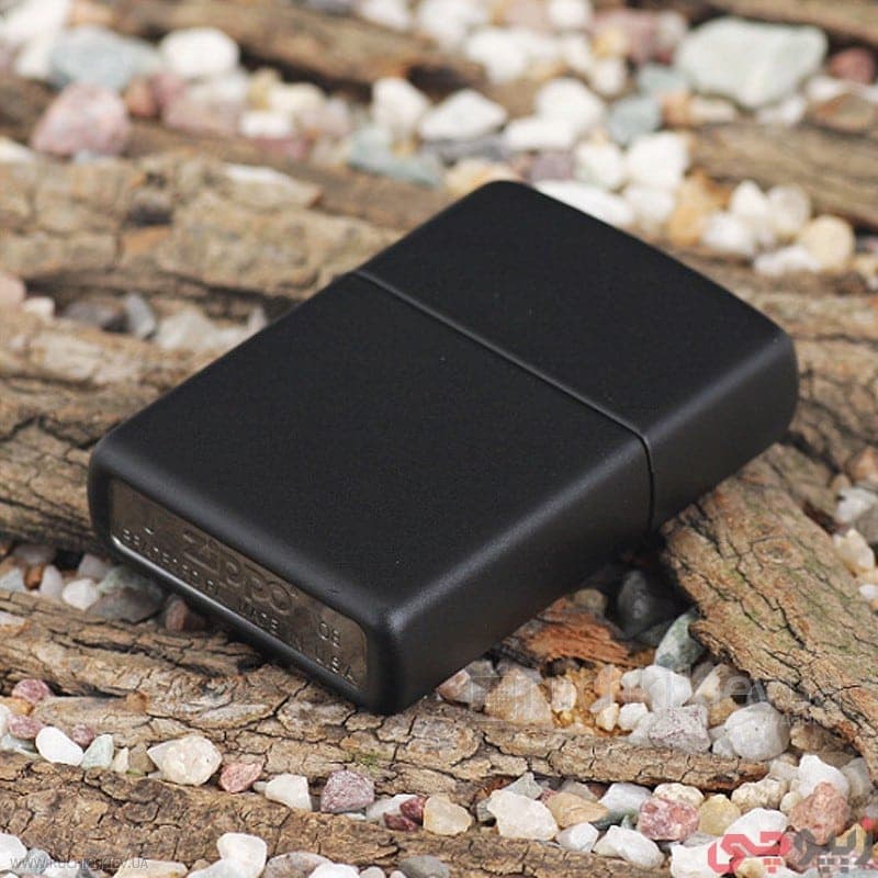 زیپو اصل کد 218 – Zippo 218 Classic Matte Black — تصویر ۲
