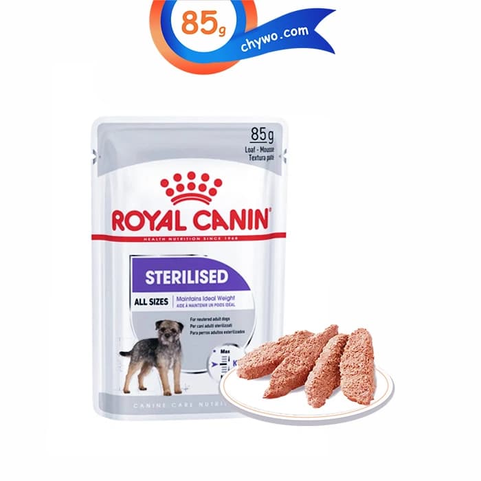 پوچ سگ عقیم شده رویال کنین مدل استرلایزد وزن 85 گرم Royal Canin Sterilised