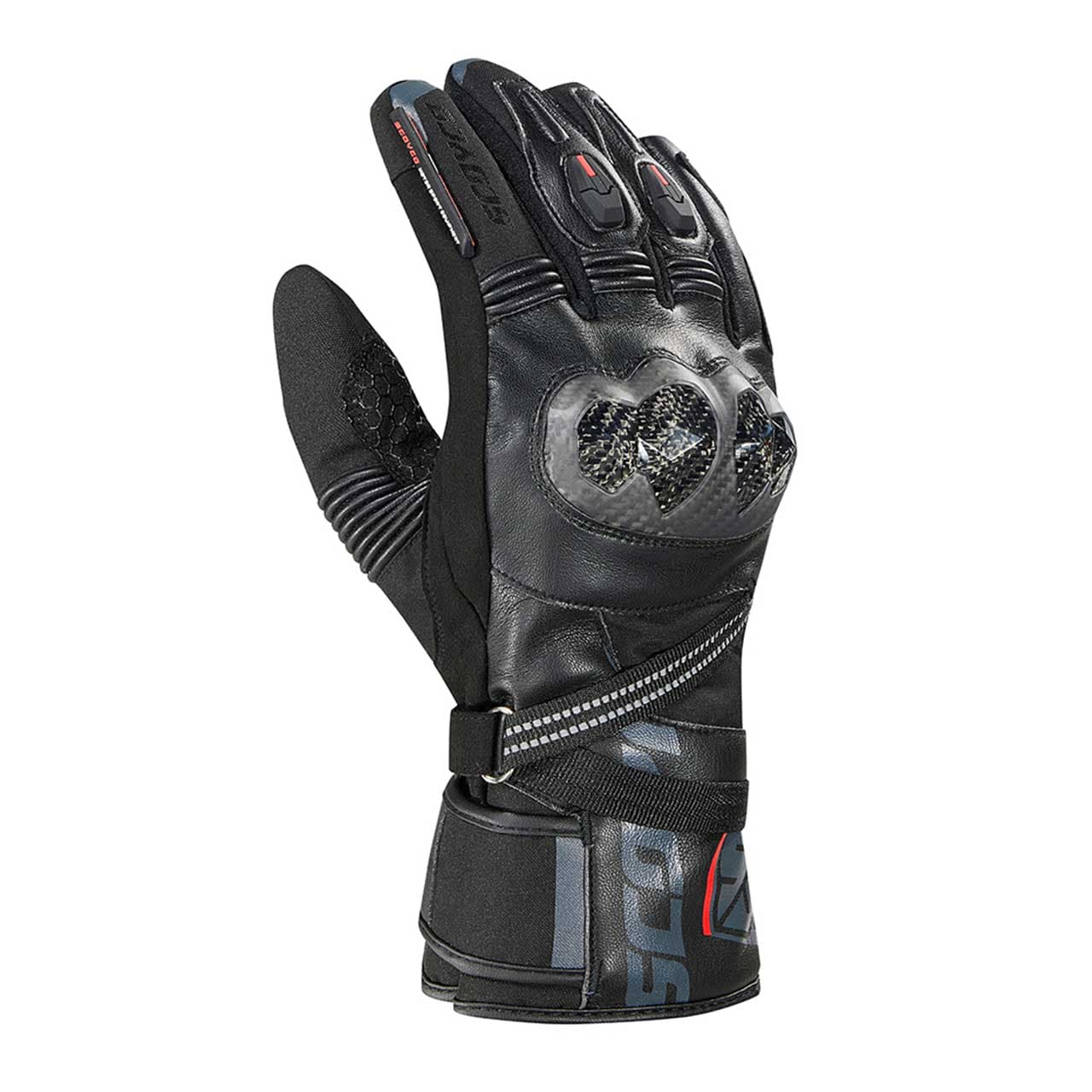 دستکش پروتکشن‌دار موتورسواری اسکایکو مدل MC193WP-BLK