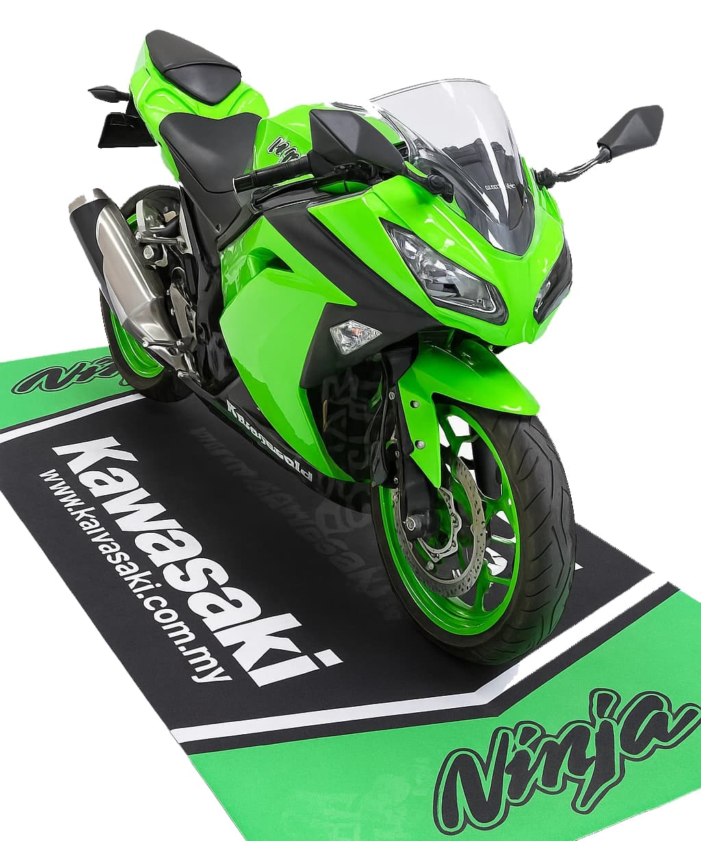 موکت موتورسیکلت مدل KAWASAKI — تصویر ۳