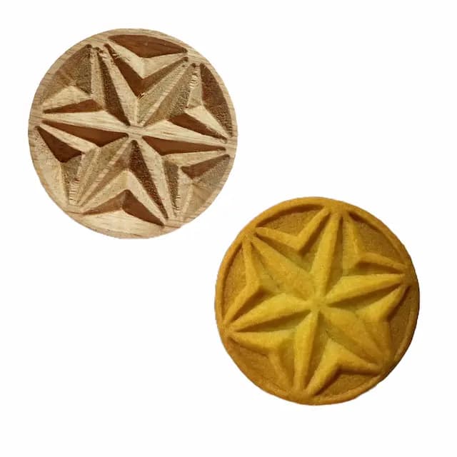 مهر کلوچه چوبی کد 11