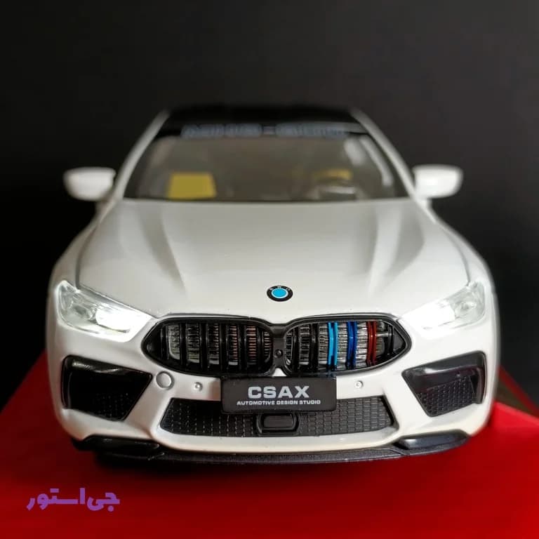 ماکت فلزی ماشین BMW M8 با کیت بدنه MANHART مقیاس 1:24 — تصویر ۴