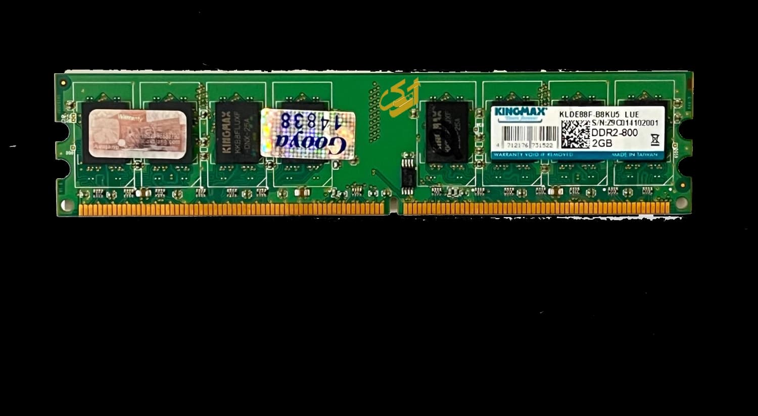 رم دسکتاپ DDR2-800 مدل KINGMAX ظرفیت 2 گیگابایت
