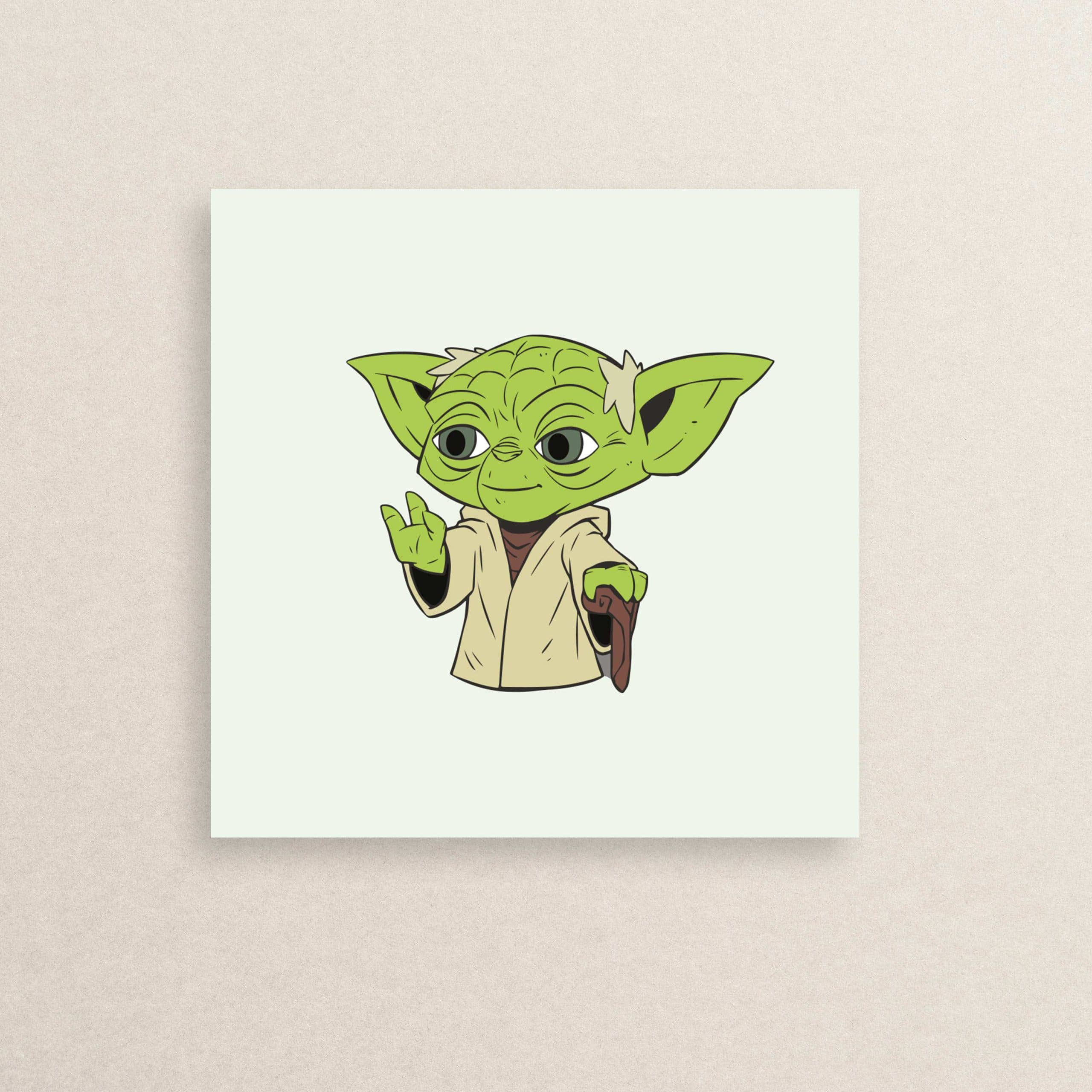 استیکر یودا جنگ ستارگان 03 | The StarWars YODA sticker 03