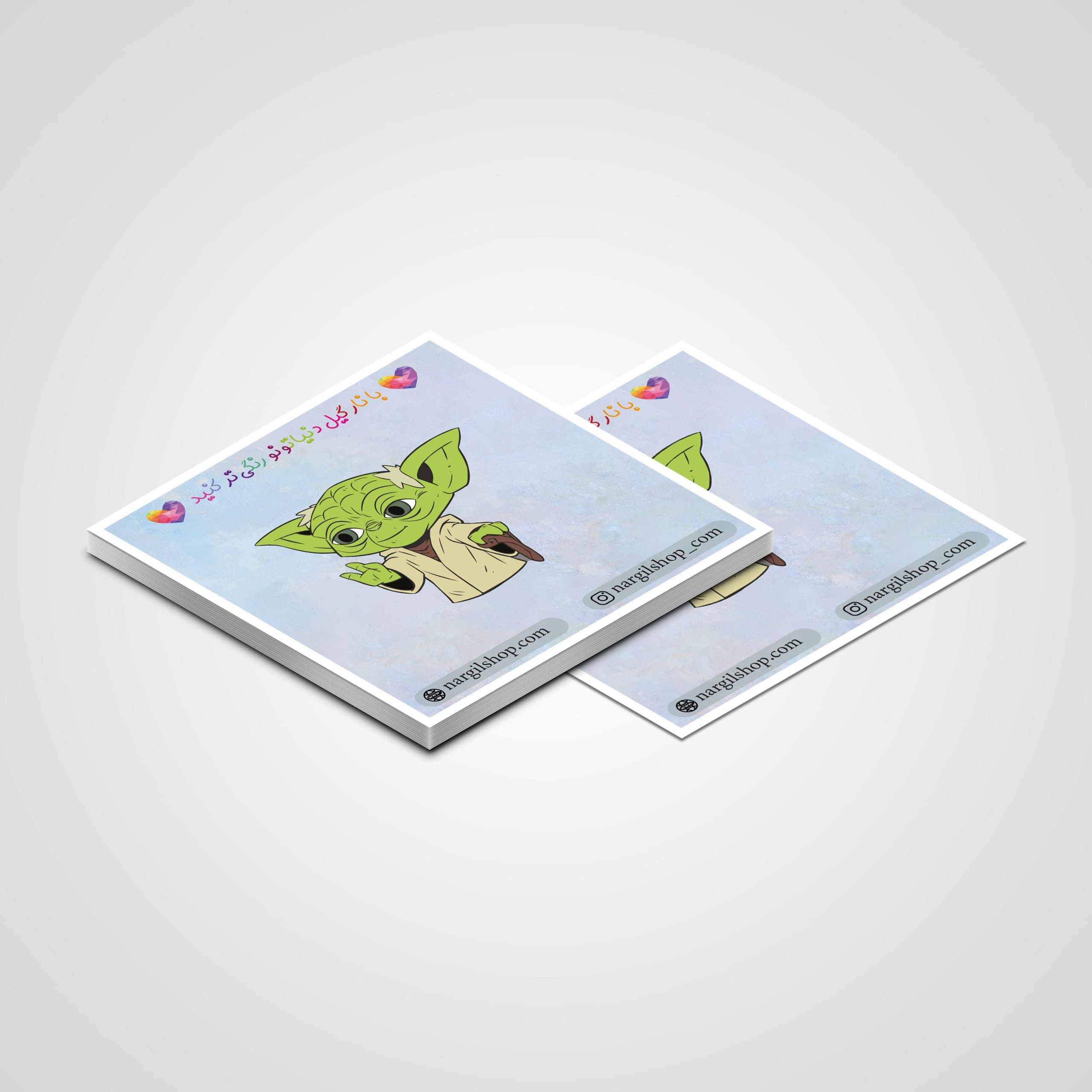 استیکر یودا جنگ ستارگان 03 | The StarWars YODA sticker 03 — تصویر ۲