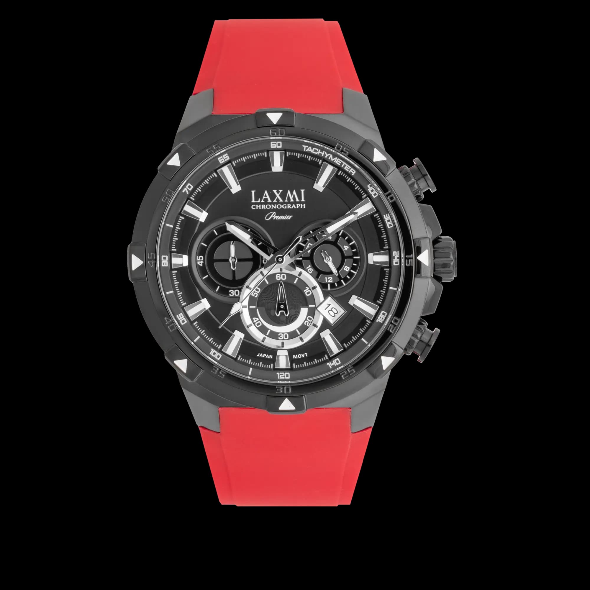 ساعت مچی مدل اسپرت کرنومتر دار بند سیلیکون Laxmi 8908-2