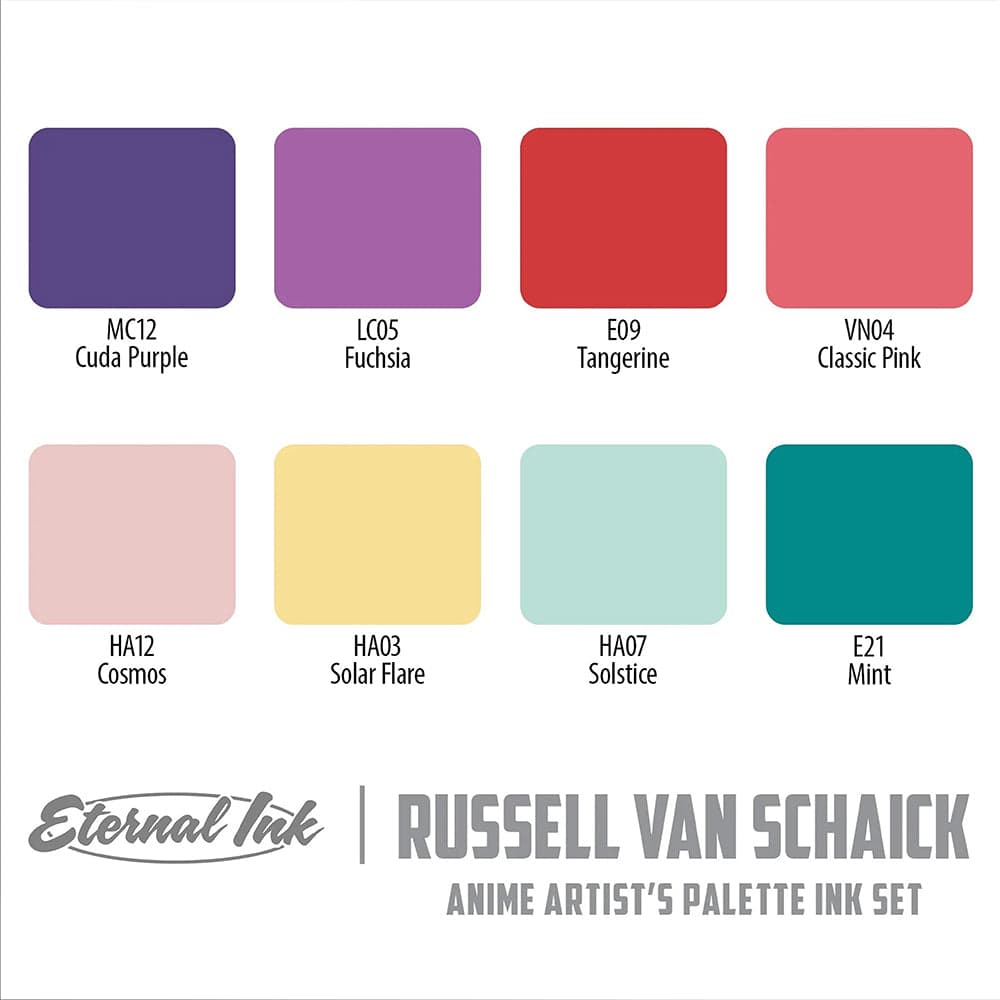 ست رنگ Eternal Ink Russell Van Schaick Anime Inspiration — تصویر ۲