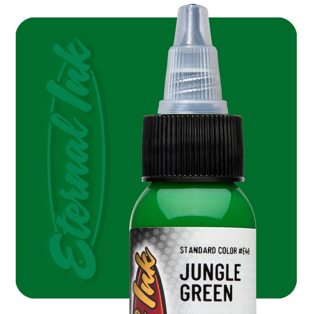 رنگ تاتو اترنال (Eternal Ink jungle green)