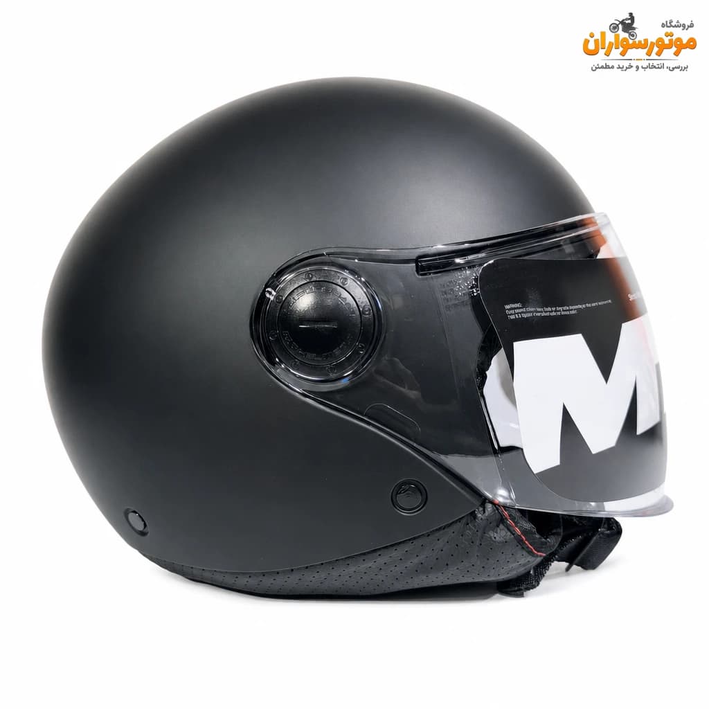 کلاه کاسکت وسپایی MT B90 مشکی مات