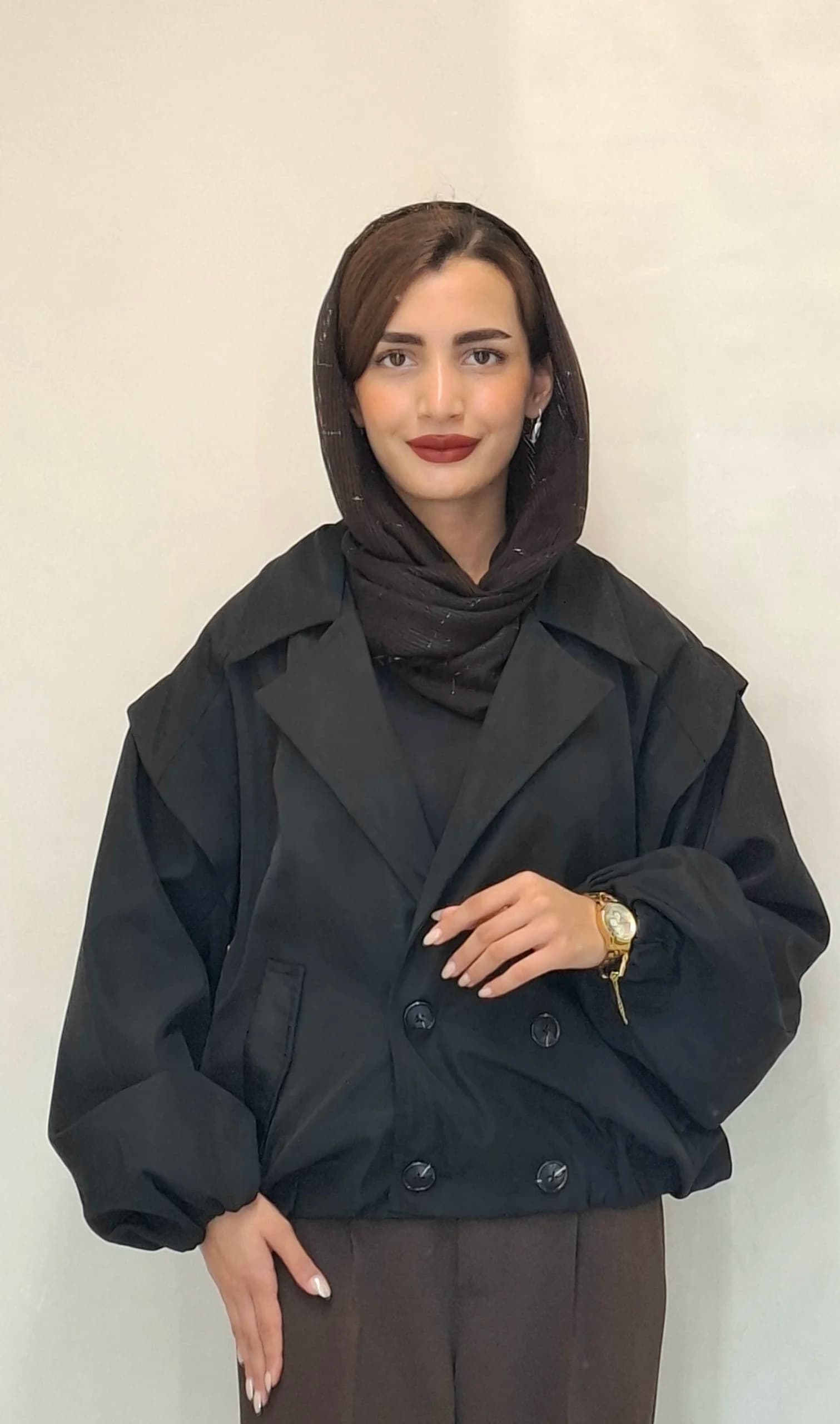 کاپشن سانتانا بامبر دکمهدار(زنانه)