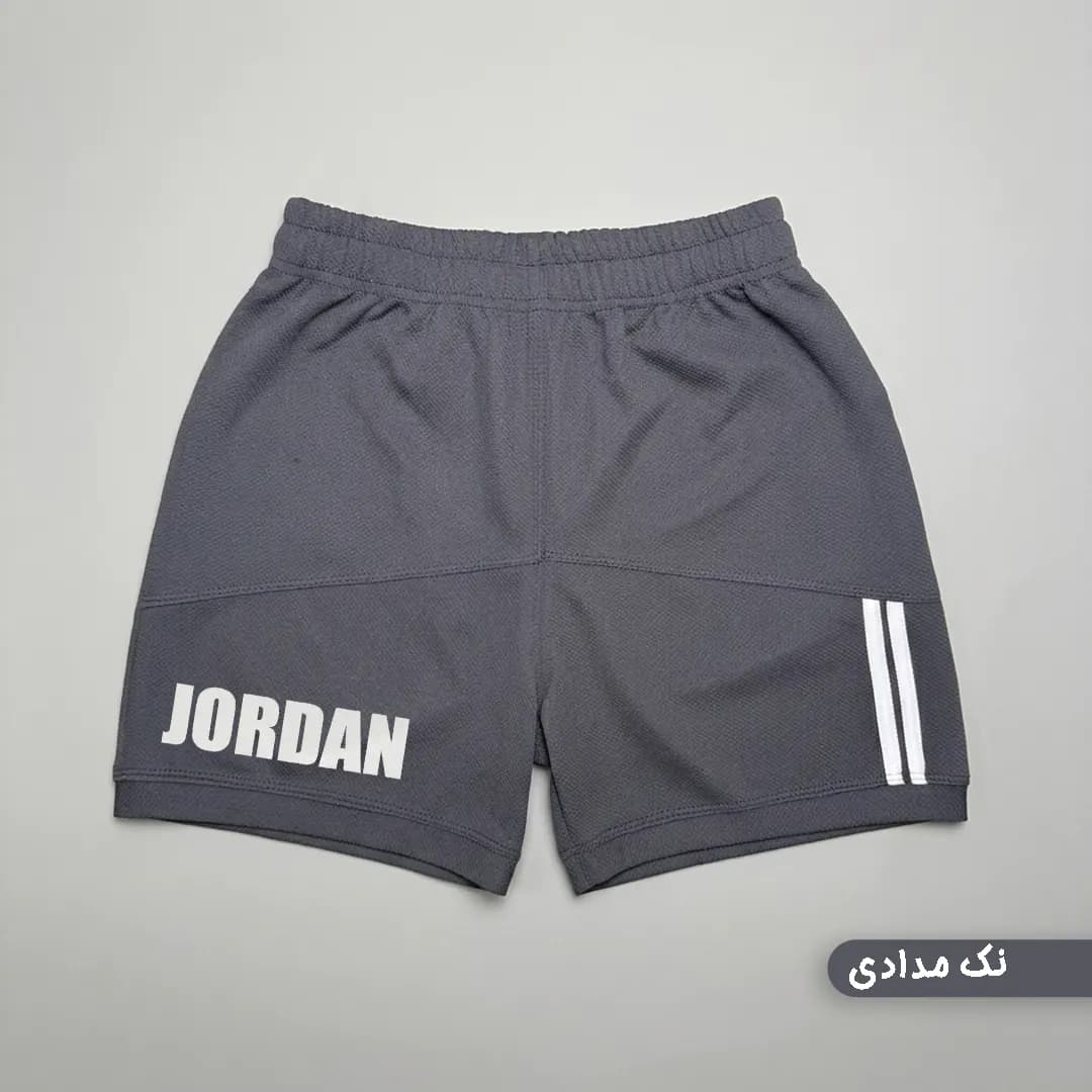 شلوارک ورزشی | بدنسازی مردانه مدل JORDAN — تصویر ۵