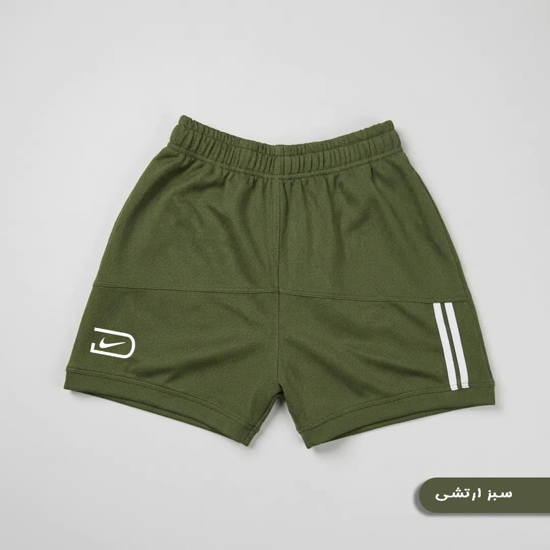 شلوارک ورزشی | بدنسازی مردانه مدل NIKE-K — تصویر ۳