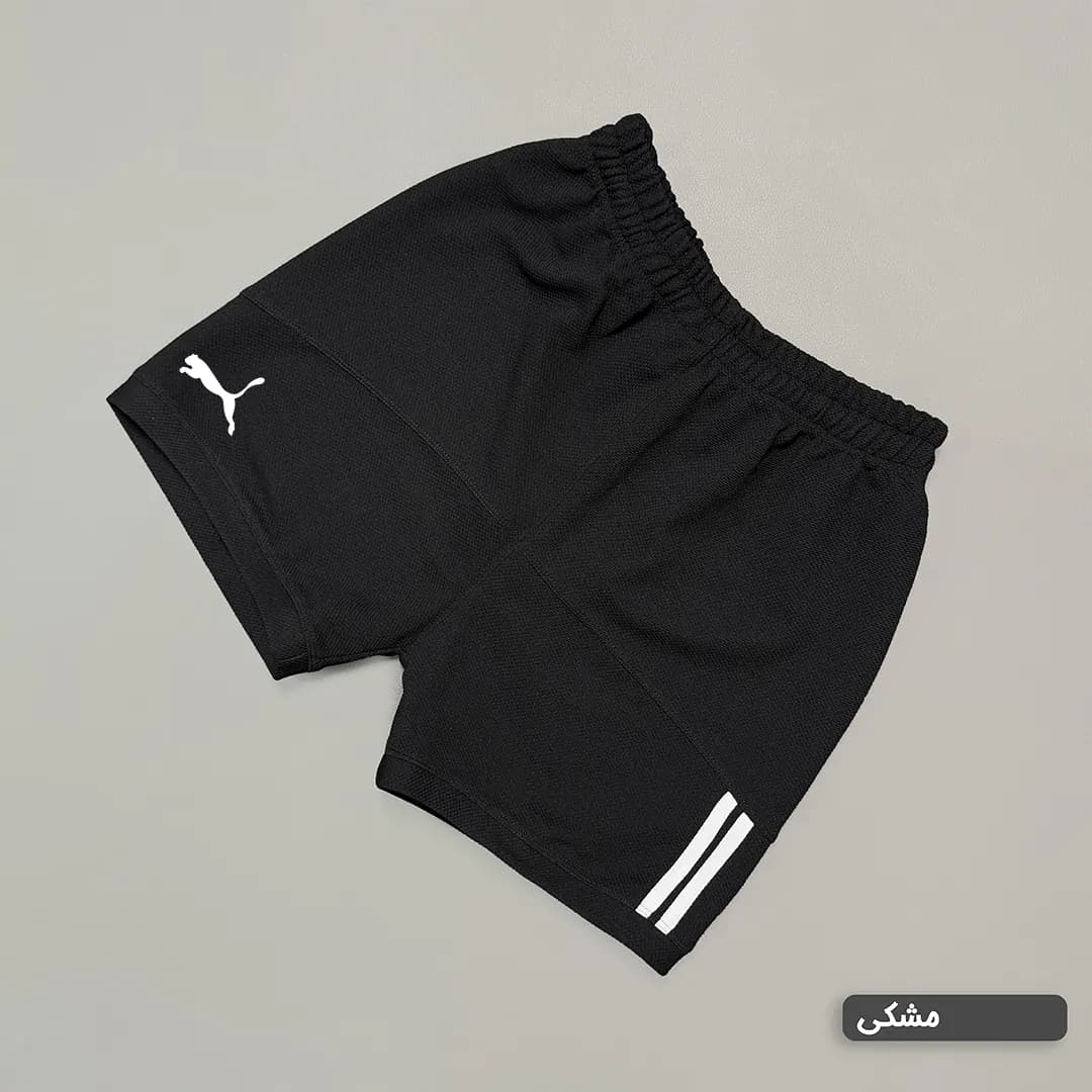 شلوارک ورزشی | بدنسازی مردانه مدل PUMA — تصویر ۴