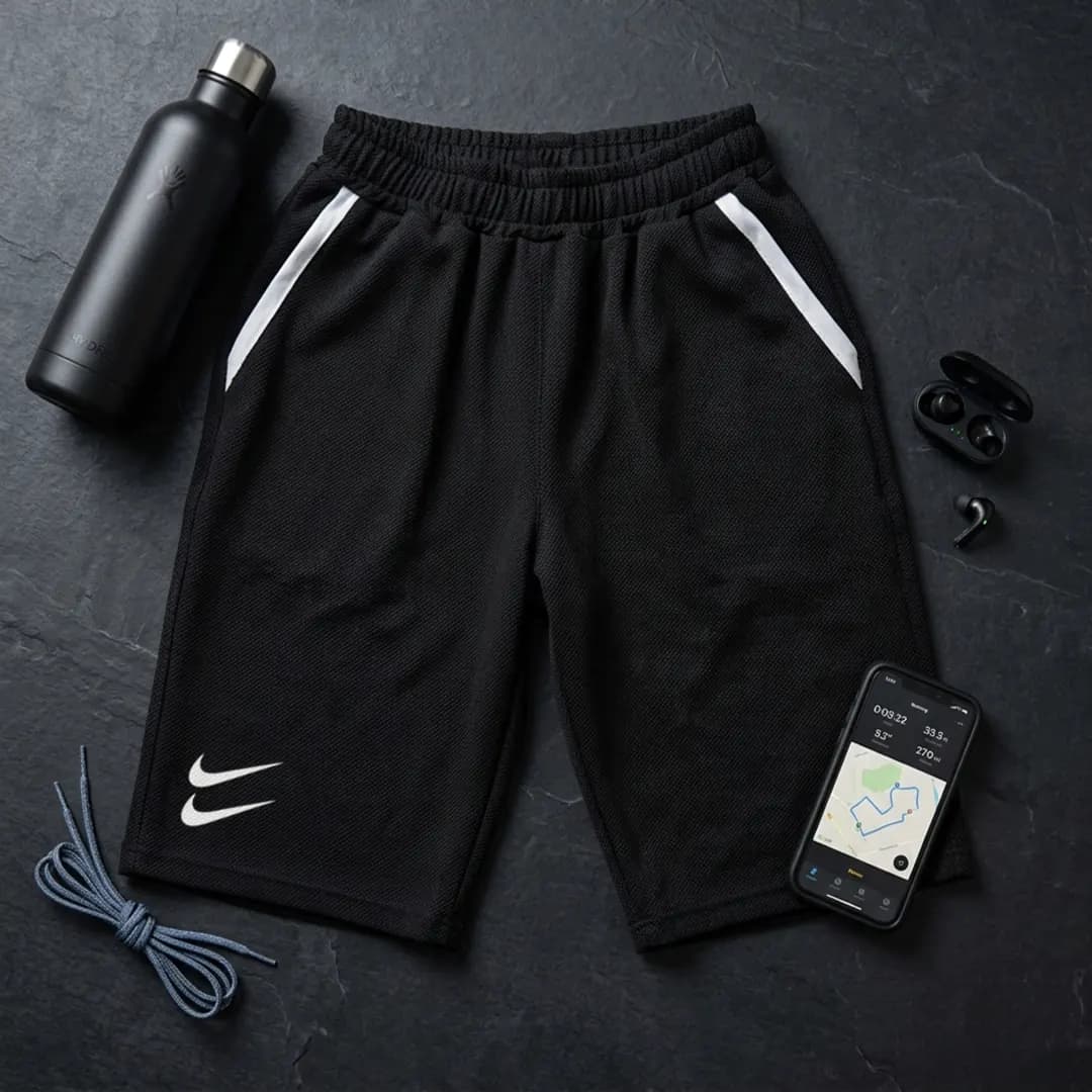 شلوارک ورزشی بدنسازی مردانه بلند NIKE22