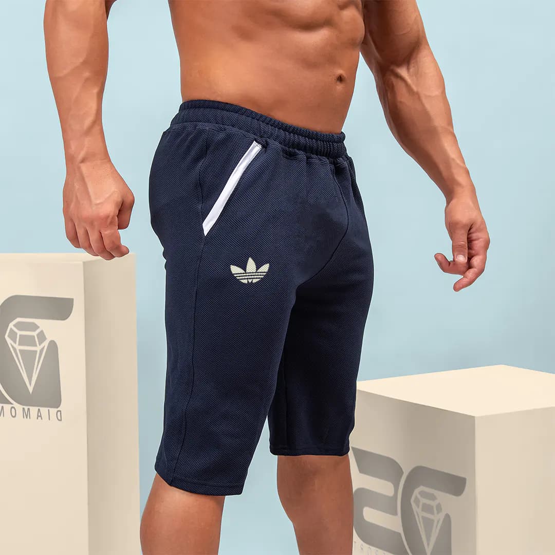 شلوارک ورزشی بدنسازی مردانه بلند ADIDAS-CLASS — تصویر ۲