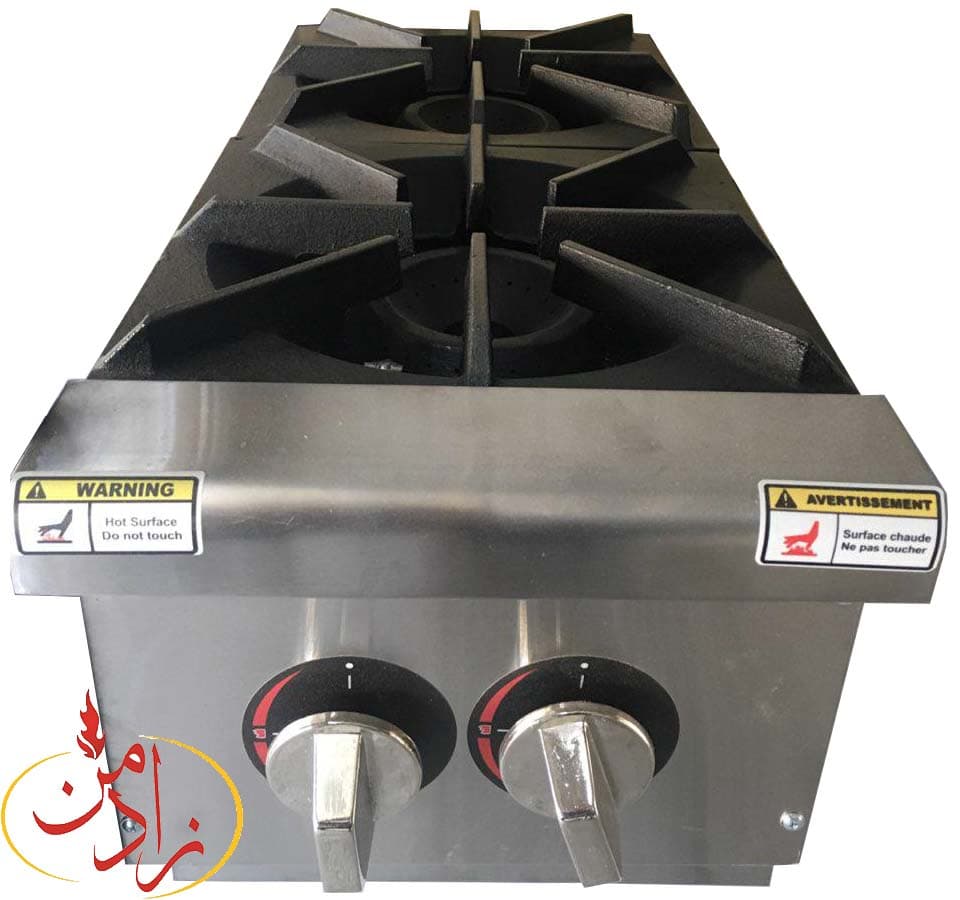 اجاق گاز 2 شعله رومیزی مارک زادمن مدل ZOJ2