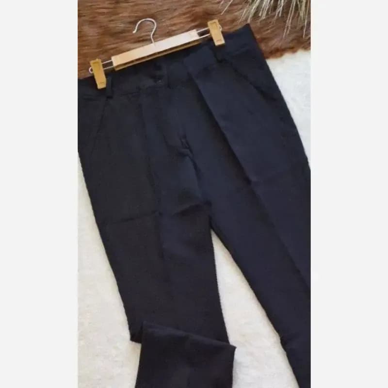 شلوار دمپا گشاد مازراتی مشکی سایز 46 تا 52 قد 102 — تصویر ۶