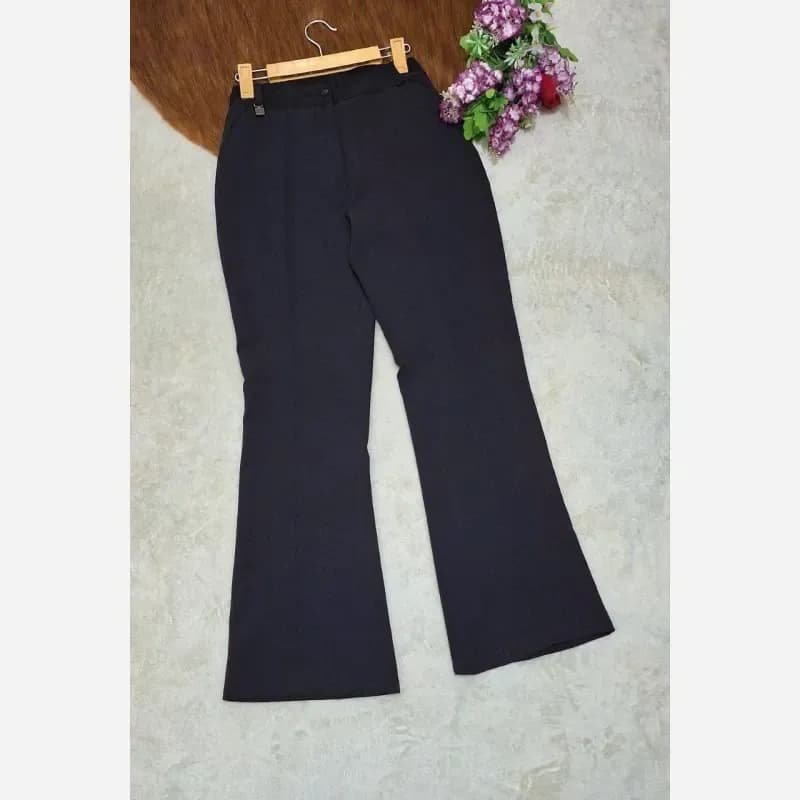 شلوار دمپا گشاد مازراتی مشکی سایز 46 تا 52 قد 102 — تصویر ۴