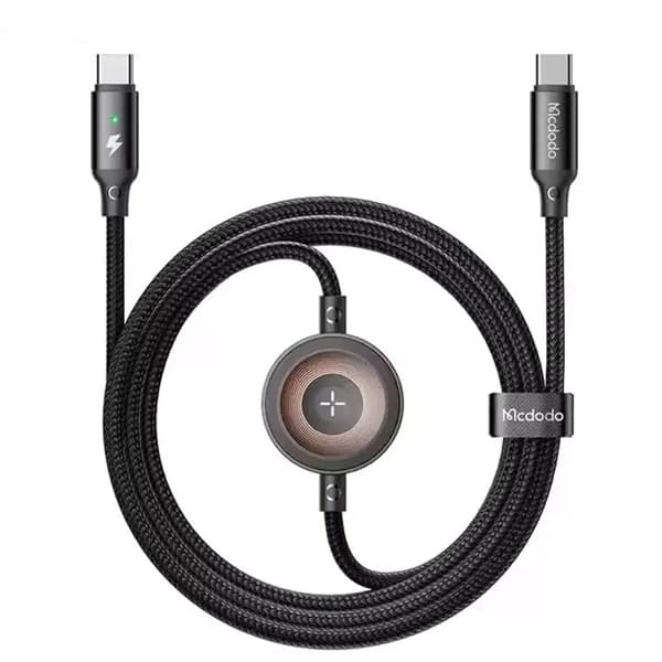 کابل شارژ دو سر تایپ سی و شارژر اپل واچ مک دودو Mcdodo CA-2580 توان ۶۰ وات طول ۱.۵ متر